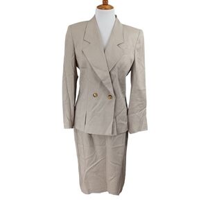 KASPER FOR A.S.L. 2 PIECE SUIT BLAZER/SKIRT SIZE 8